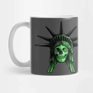 Statue of Liberty Skull Mug